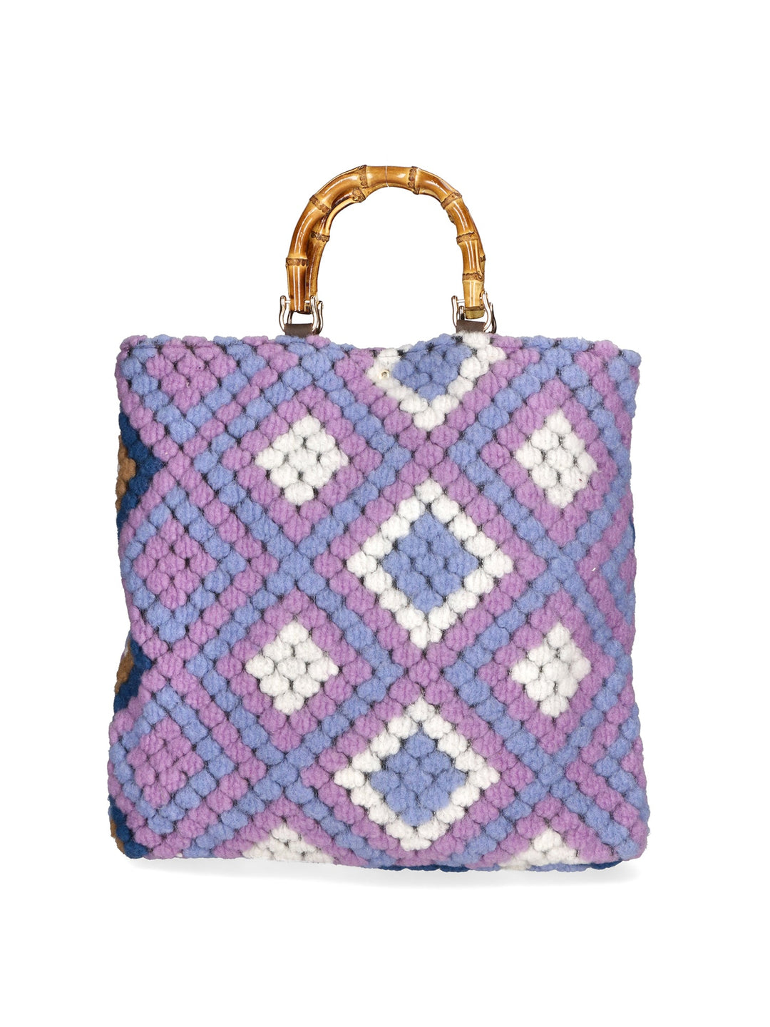 Shopper da Donna in Lana | Gave Lux | GLX220446623FBG-VIOLA
