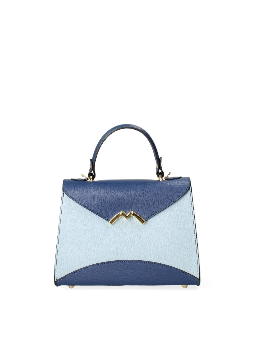 Borsa a mano da donna In Vera pelle | Gave Lux | GLX22892423FBG-CIELO+BLU