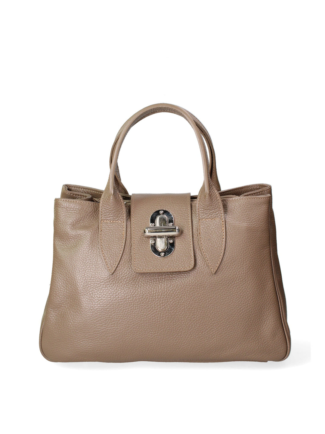 Borsa a mano da donna In Vera pelle | Gave Lux | GLX22771823FBG-D40_TAUPE