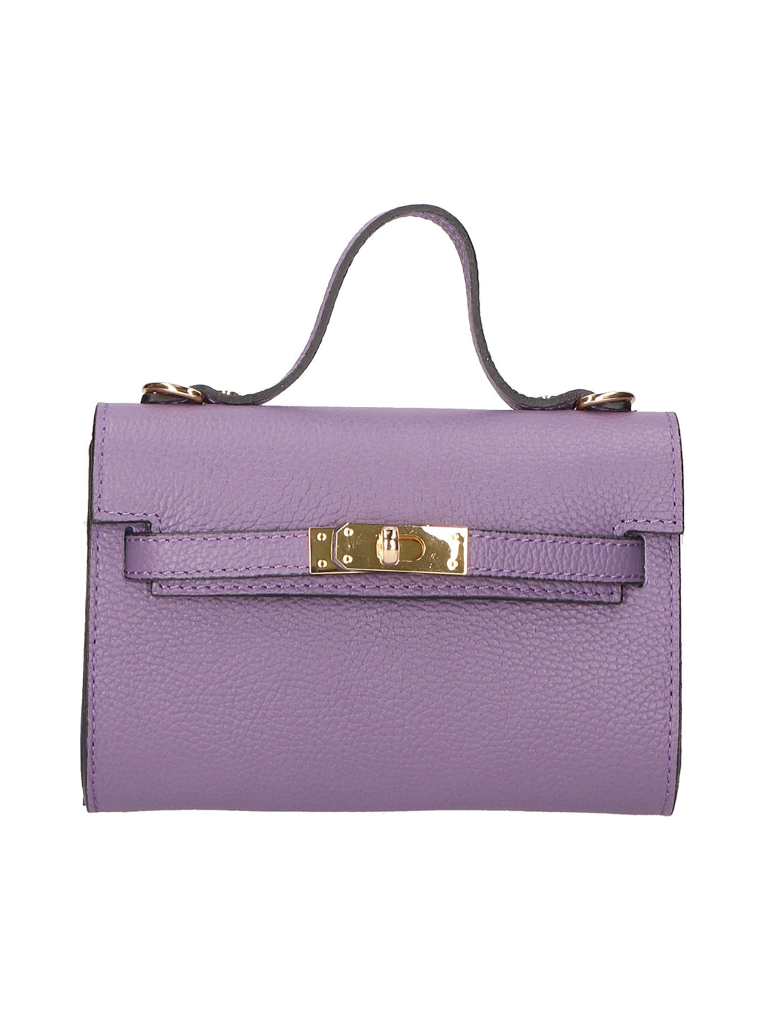 pochette da Donna in Vera Pelle | Gave Lux | GLX220652523FBG-D87_VIOLET