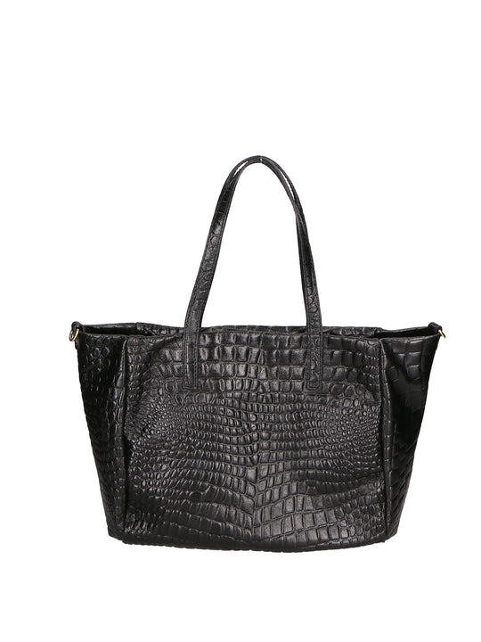 Borsa a spalla da Donna in Vera Pelle | Gave Lux | GLX220649923FBG-019_NERO