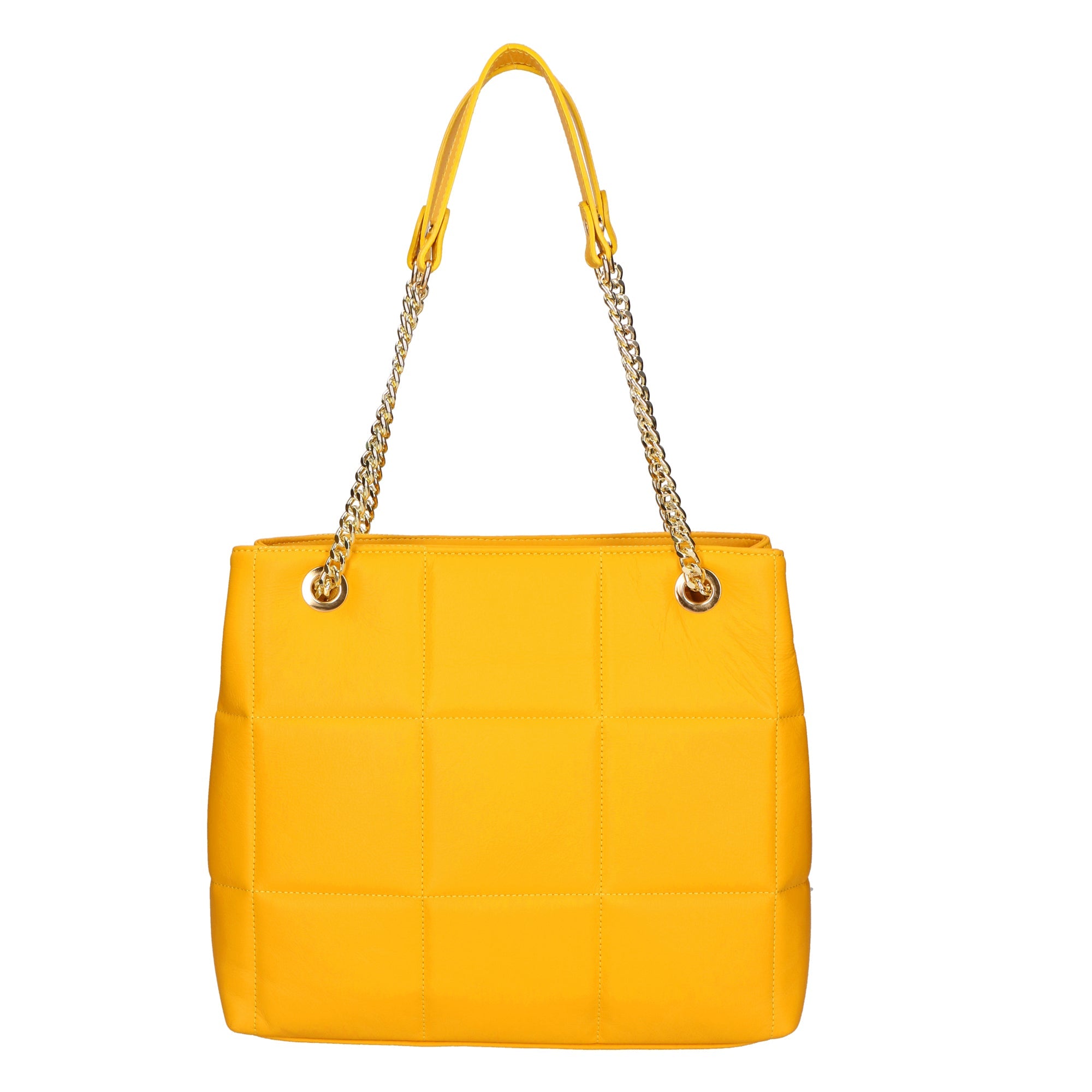 Borsa a mano da Donna in Vera Pelle | Gave Lux | GLX220621723FBG-S04_GIALLO