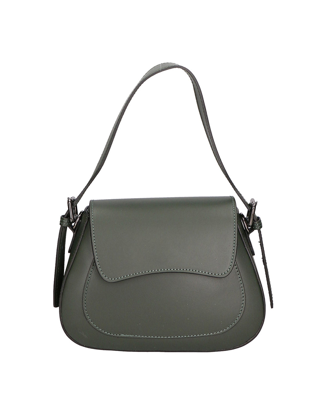 Borsa a mano da Donna in Vera Pelle | Gave Lux | GLX220652323FBG-L135_VERDE_MILITARE