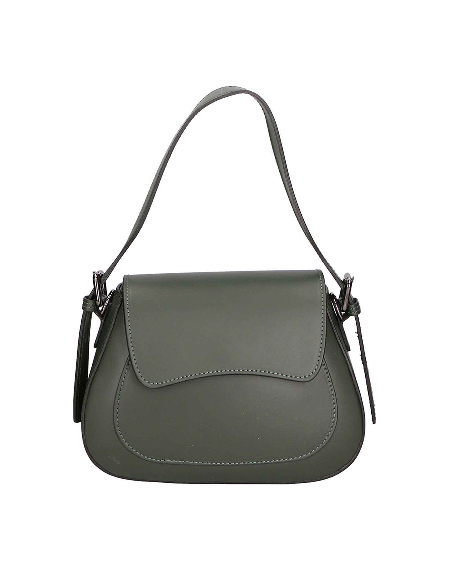 Borsa a mano da Donna in Vera Pelle | Gave Lux | GLX220652323FBG-L135_VERDE_MILITARE