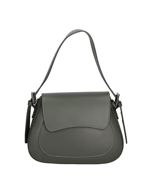 Borsa a mano da Donna in Vera Pelle | Gave Lux | GLX220652323FBG-L135_VERDE_MILITARE