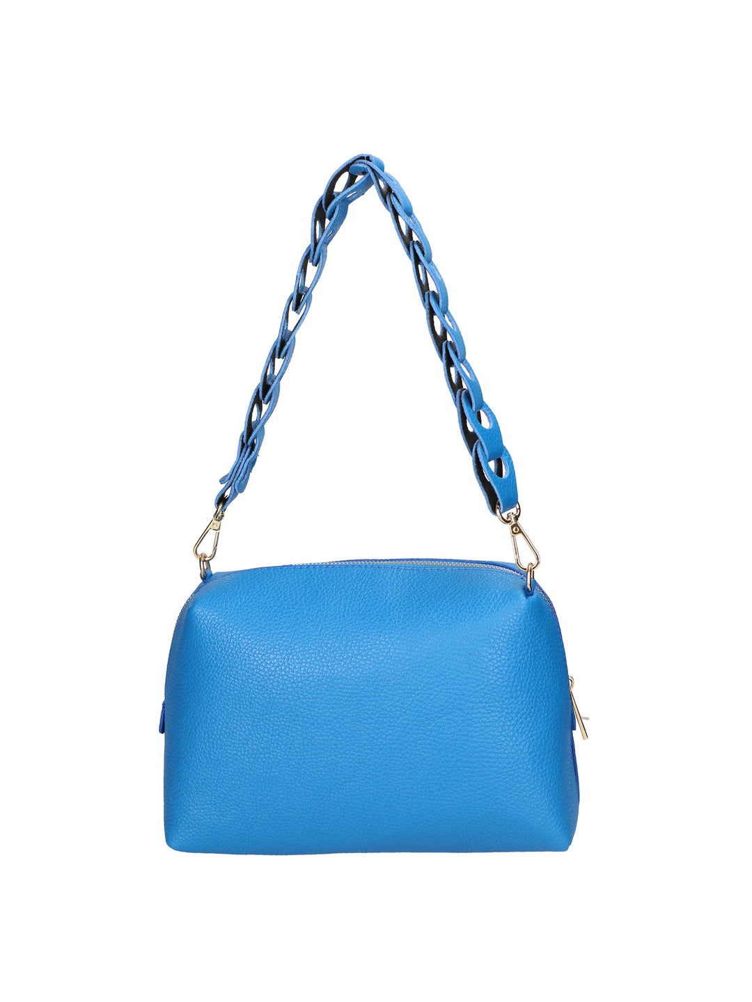 Borsa a spalla da Donna in Vera Pelle | Gave Lux | GLX220644323FBG-BLU_ASTER