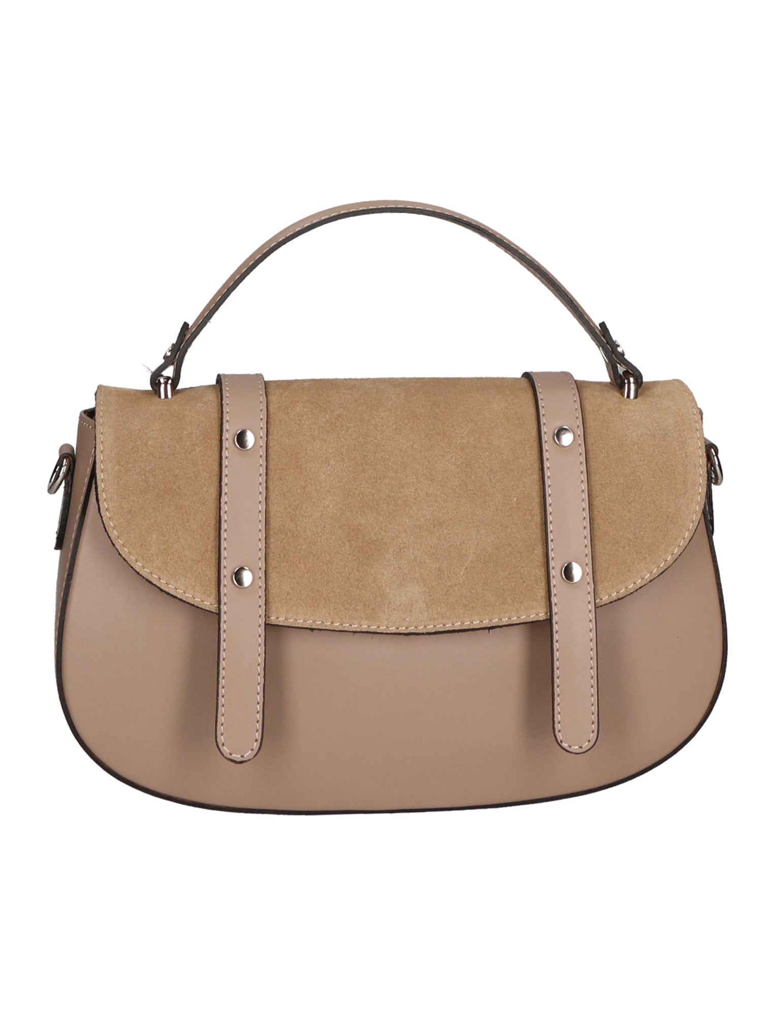 Borsa a mano da Donna in Vera Pelle | Gave Lux | GLX220599323FBG-L113_TAUPE+TAUPE
