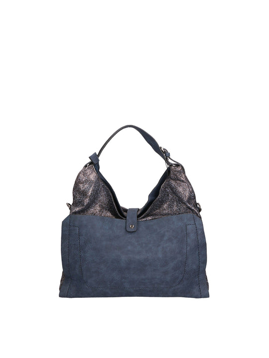 Borsa a spalla da donna In Vera pelle | Gave Lux | GLX22LK024723FBG-BLU
