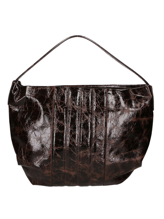 Borsa a spalla da Donna in Vera Pelle | gave lux | GLX220650723FBG-015_T.MORO