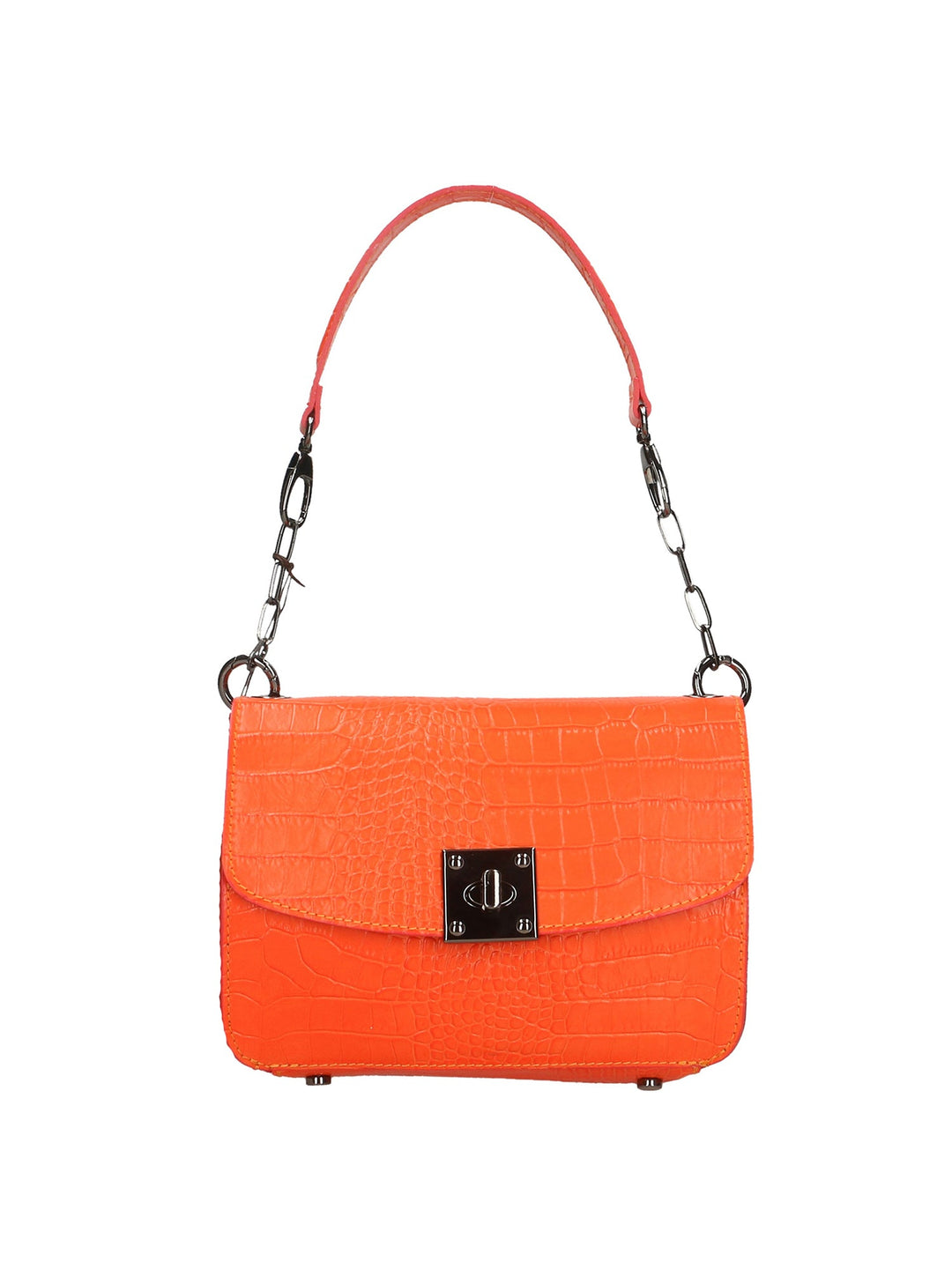 Borsa a spalla da Donna in Vera Pelle | Gave Lux | GLX2219374623FBG-ARANCIO_ORANGE