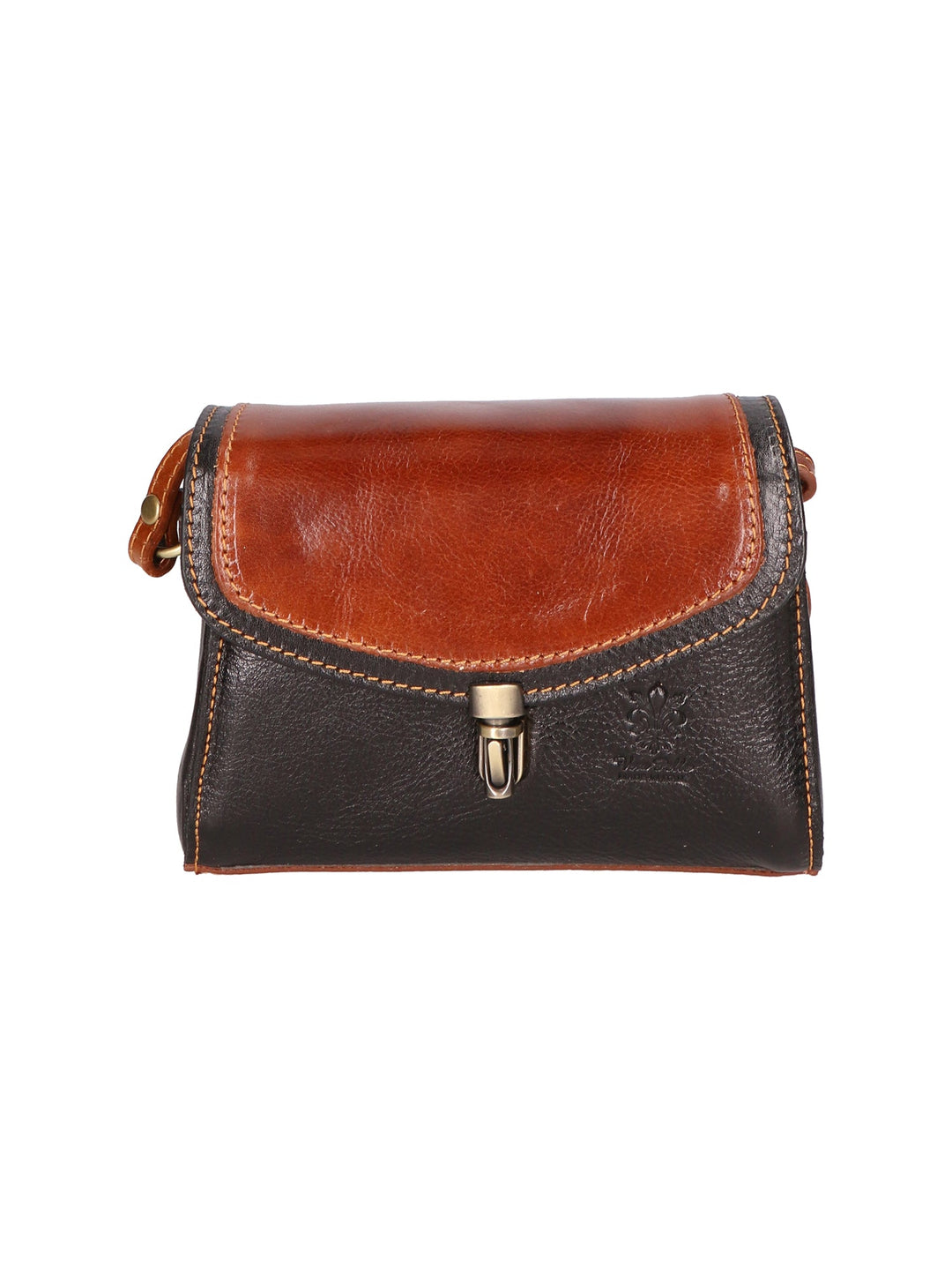 Borsa a tracolla da donna In Vera pelle | gave lux | GLX220711823FBG-NERO_+_MARRONE