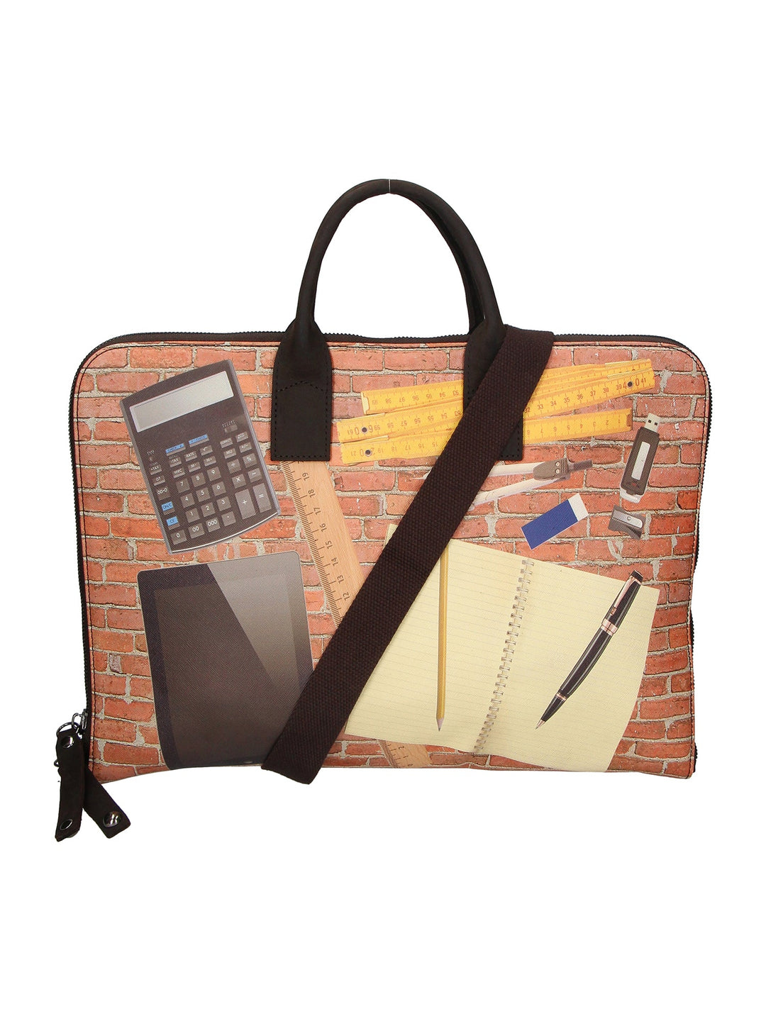 Michela Unisex-Handtasche aus echtem Leder
