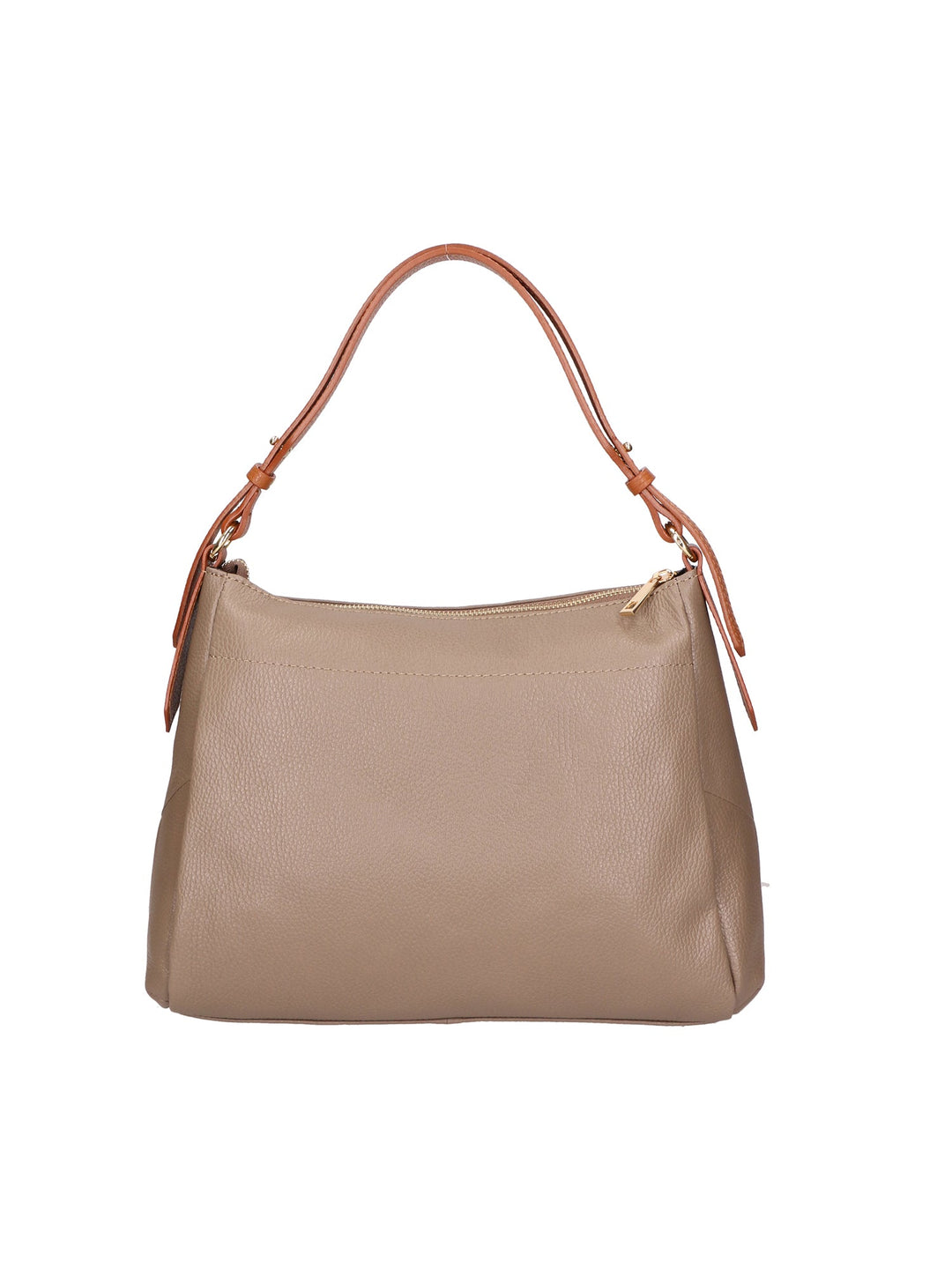 borsa a spalla da Donna in Vera Pelle | gave lux | GLX220667523FBG-D40_TAUPE_+D17_CUOIO