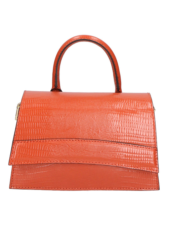 Borsa a mano da Donna in Vera Pelle | Gave Lux | GLX220545823FBG-LU35_MATTONE_DARK_ORANGE