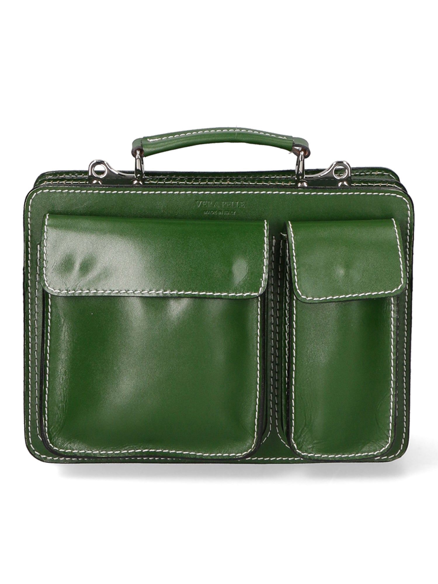 Borsa da lavoro Unisex in Vera Pelle | Gave Lux | GLX22700723FBG-VERDE