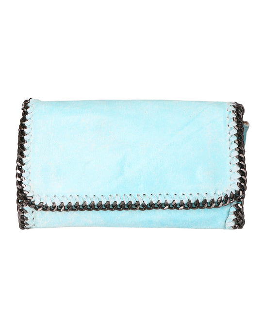 Borsa a spalla da donna In Vera pelle | gave lux | GLX22114423FBG-AZZURRO