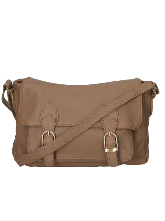 Beatriz Unisex-Umhängetasche aus echtem Leder