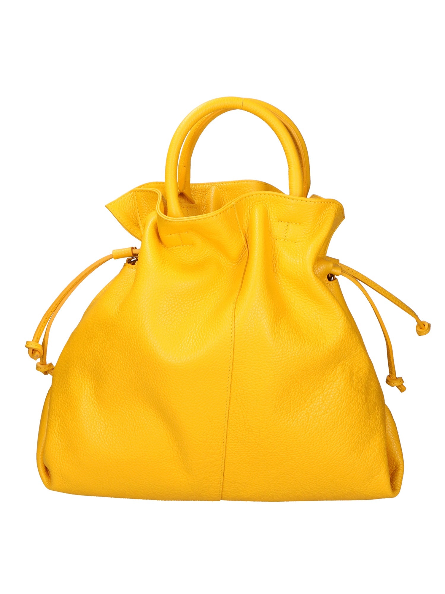 Borsa a mano da Donna in Vera Pelle | Gave Lux | GLX220583723FBG-D504_YELLOW