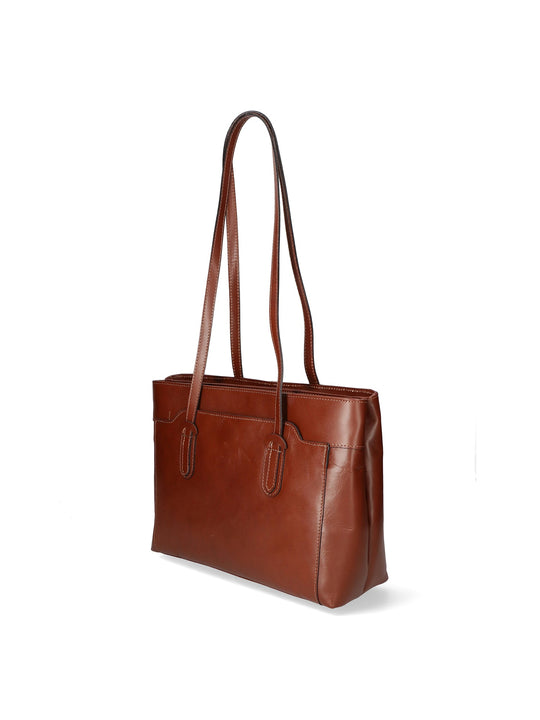 Flora Borsa a spalla da Donna in Vera Pelle