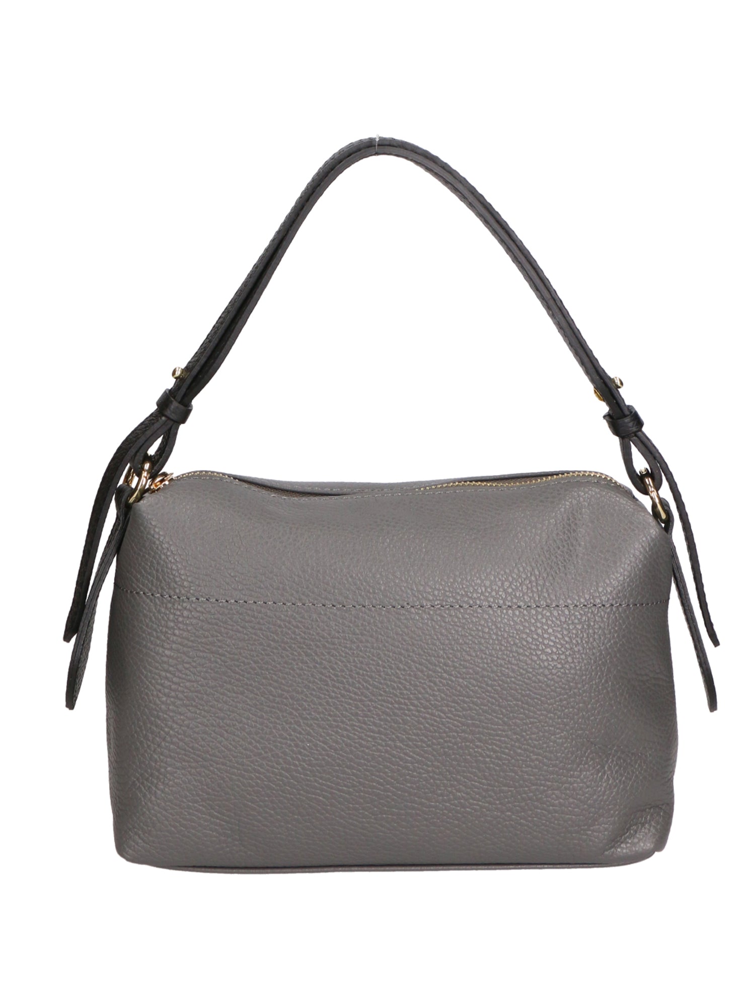borsa a spalla da Donna in Vera Pelle | gave lux | GLX220667423FBG-D27_CENERE_+_D28_NERO