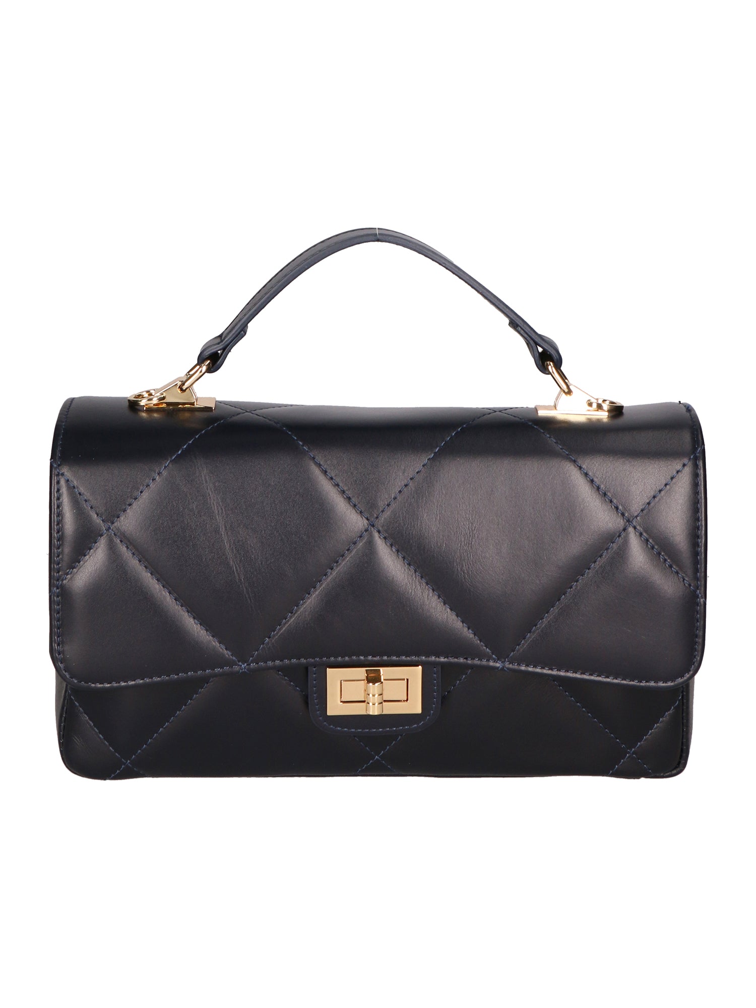 Borsa a spalla da Donna in Vera Pelle | gave lux | GLX220687923FBG-S24_BLU_JEANS