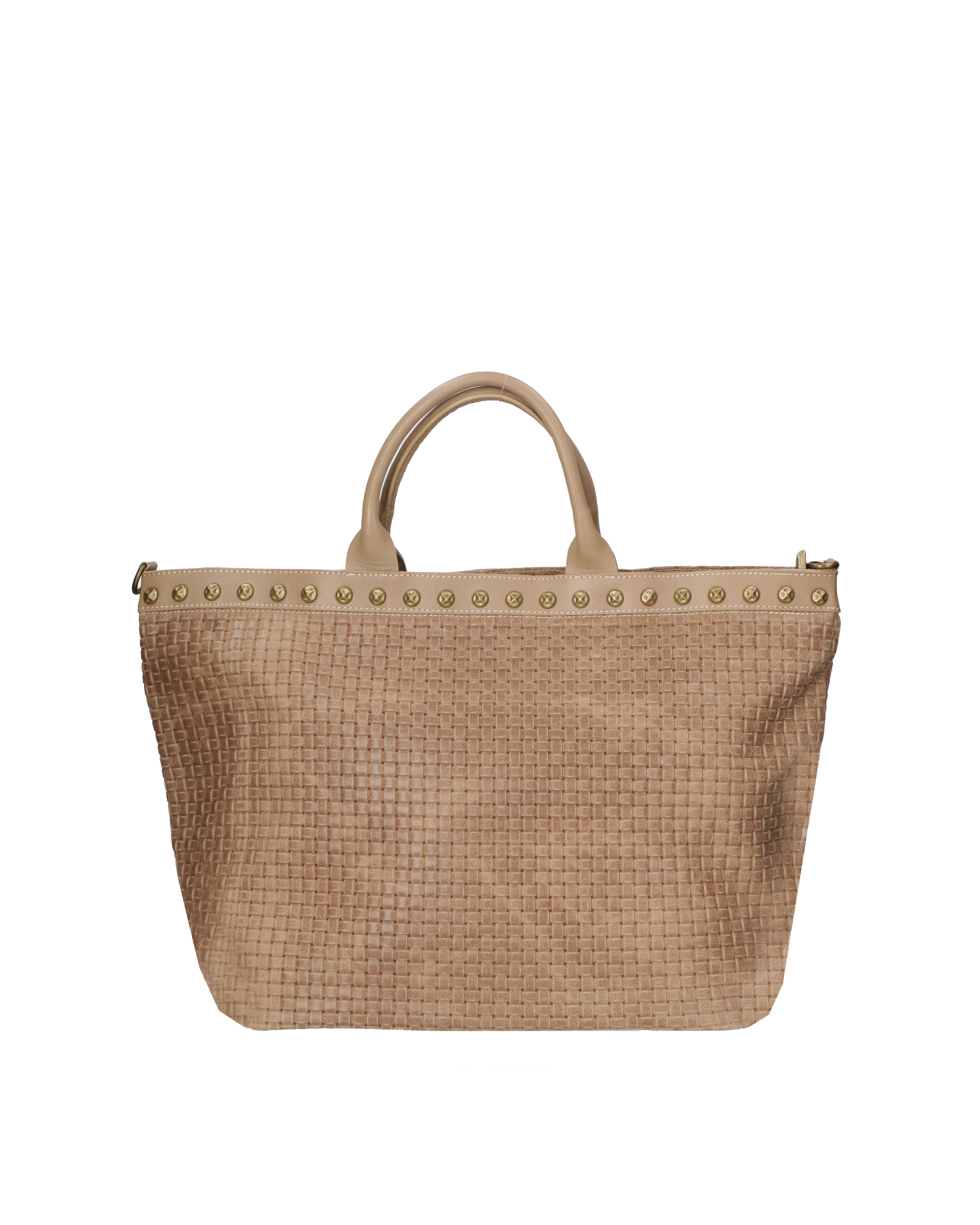 Borsa Shopper da donna In Vera pelle | Gave Lux | GLX228006323FBG-TAUPE