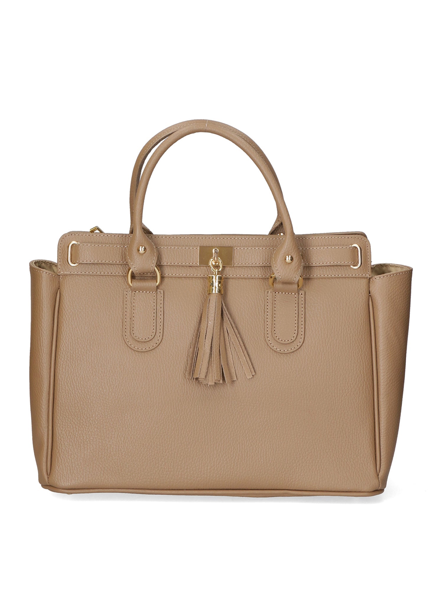 borsa a mano da Donna in Vera Pelle | Gave Lux | GLX228004823FBG-D11_TAUPE_SCURO_DARK_TAUPE