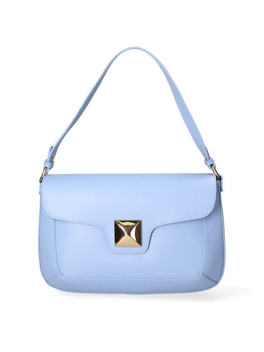 Borsa a spalla da donna In Vera pelle | Gave Lux | GLX220601523FBG-L220_AZZURRO