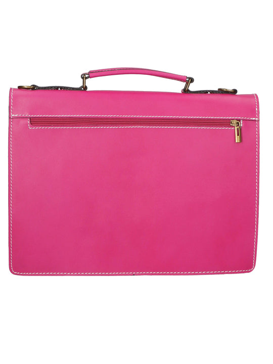 Dafne Borsa da lavoro Unisex in Vera Pelle