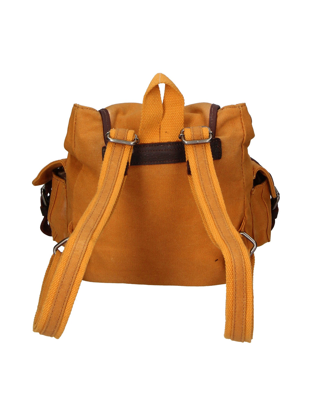 Micaela Unisex-Rucksack aus Canvas und Leder