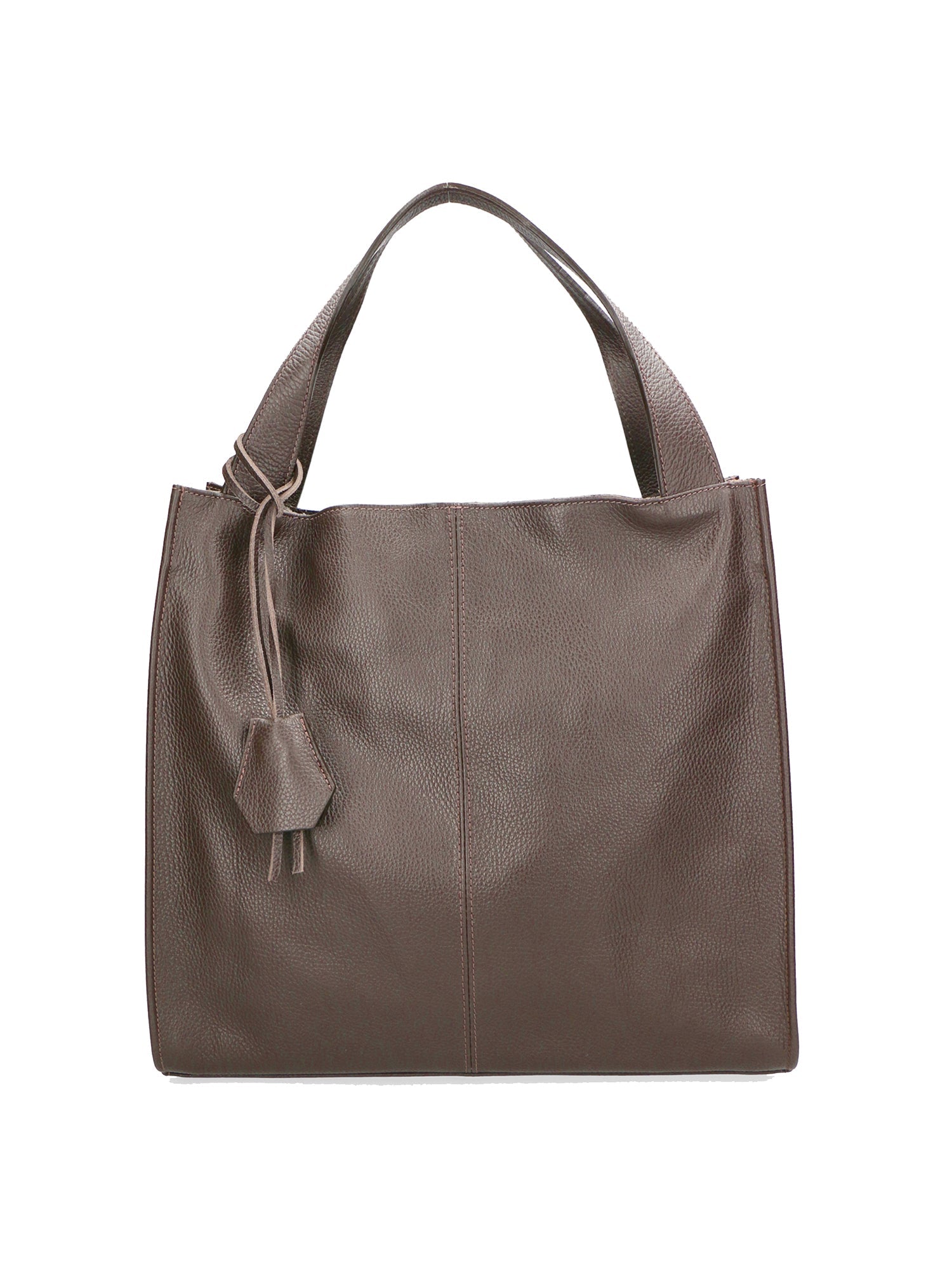 borsa a spalla da Donna in Vera Pelle | Gave Lux | GLX22331223FBG-D23_T.MORO_DARK_BROWN