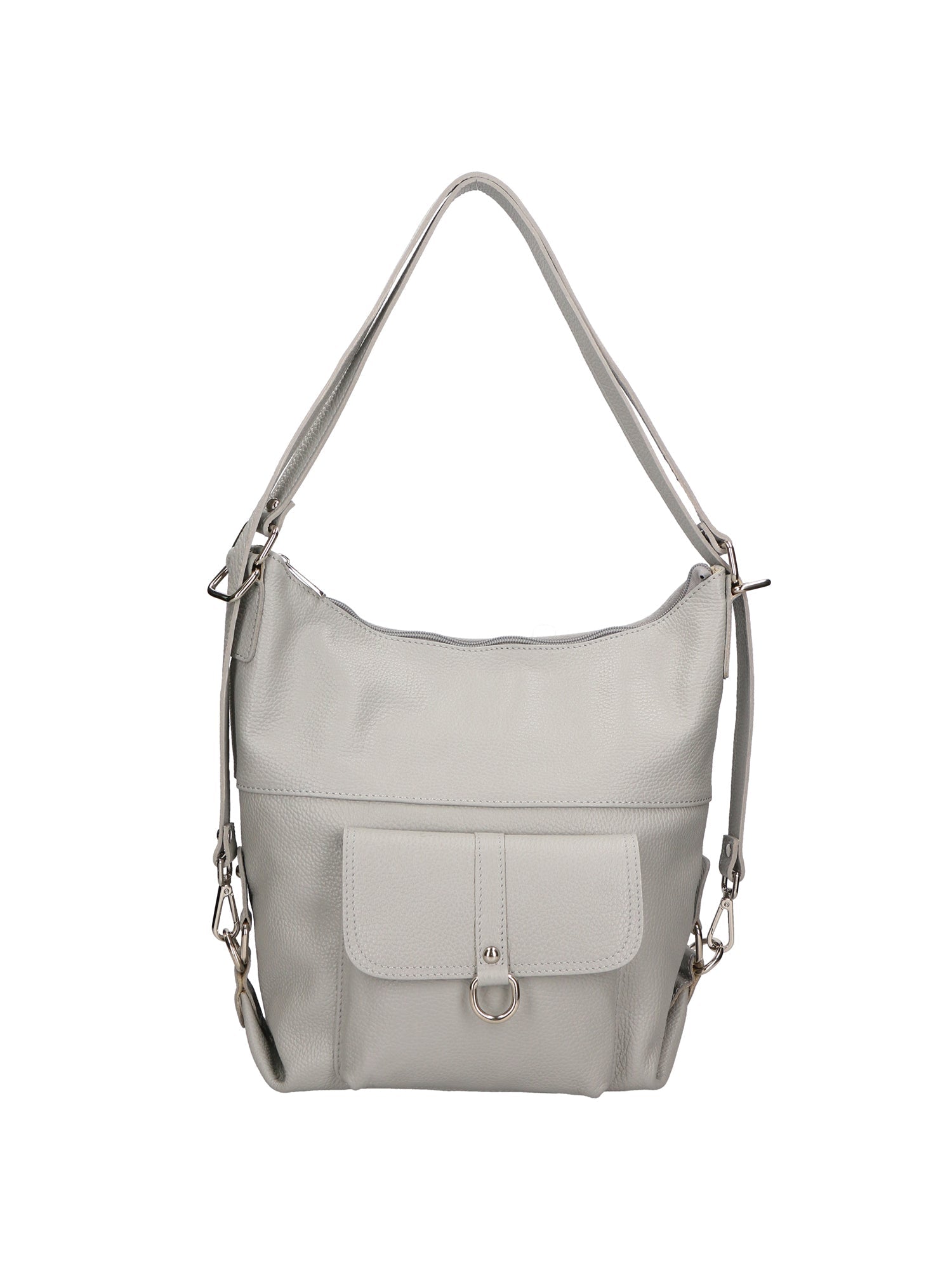 Borsa a spalla da Donna in Vera Pelle | Gave Lux | GLX22330123FBG-GRIGIO