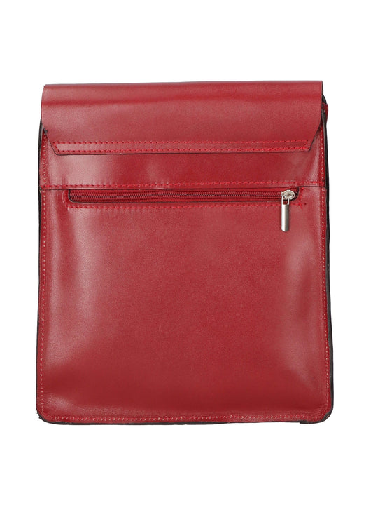 Flavia Unisex Genuine Leather Shoulder Bag