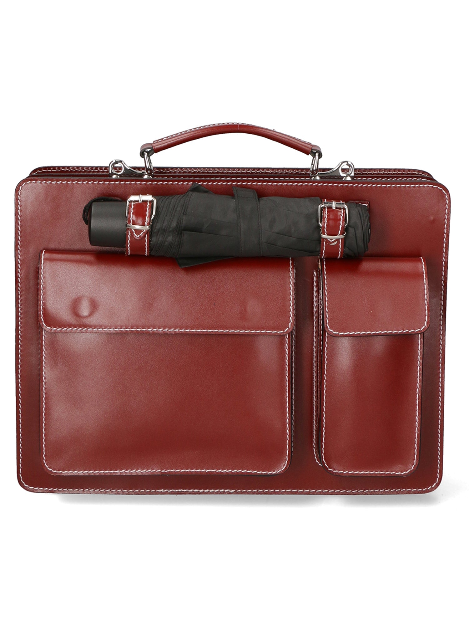 Borsa da lavoro Unisex in Vera Pelle | Gave Lux | GLX22700523FBG-ROSSO