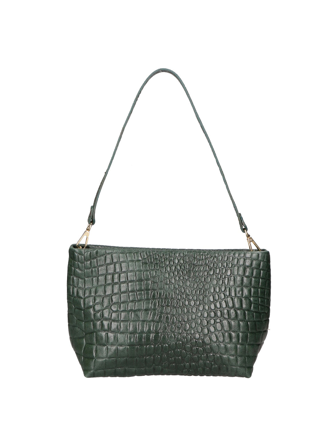 Borsa a spalla da Donna in Vera Pelle | Gave Lux | GLX220649823FBG-017_VERDE_BOTTIGLIA