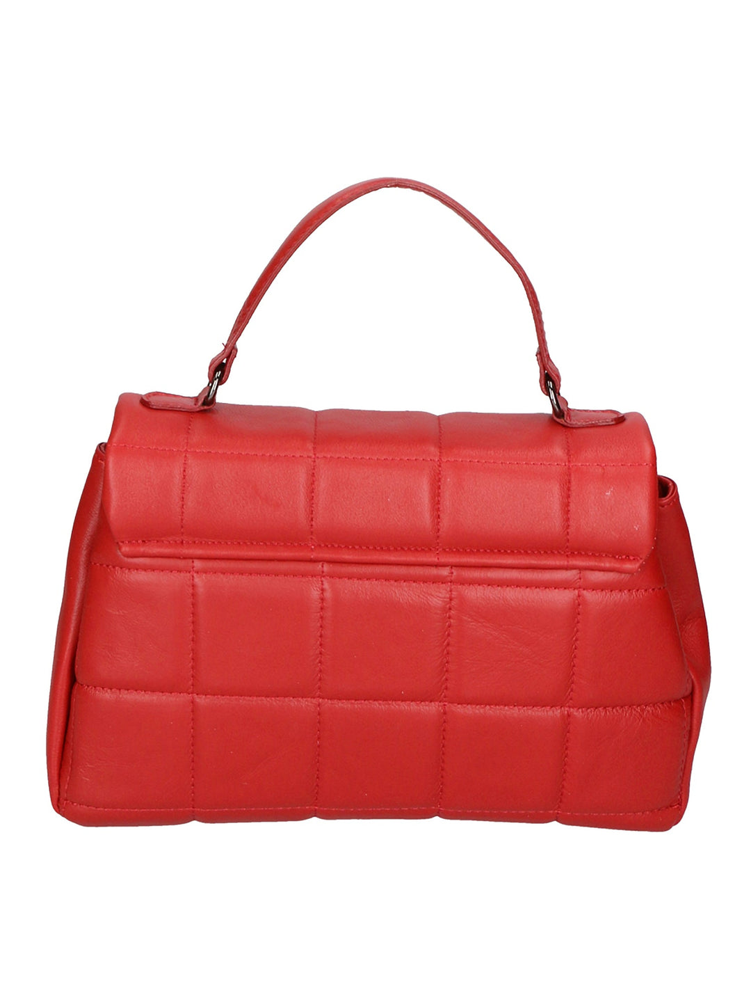 Lila Damenhandtasche aus echtem Leder