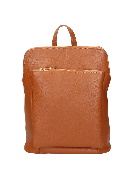 zaino da Donna in Vera Pelle | gave lux | GLX220651423FBG-D17_CUOIO_SCURO