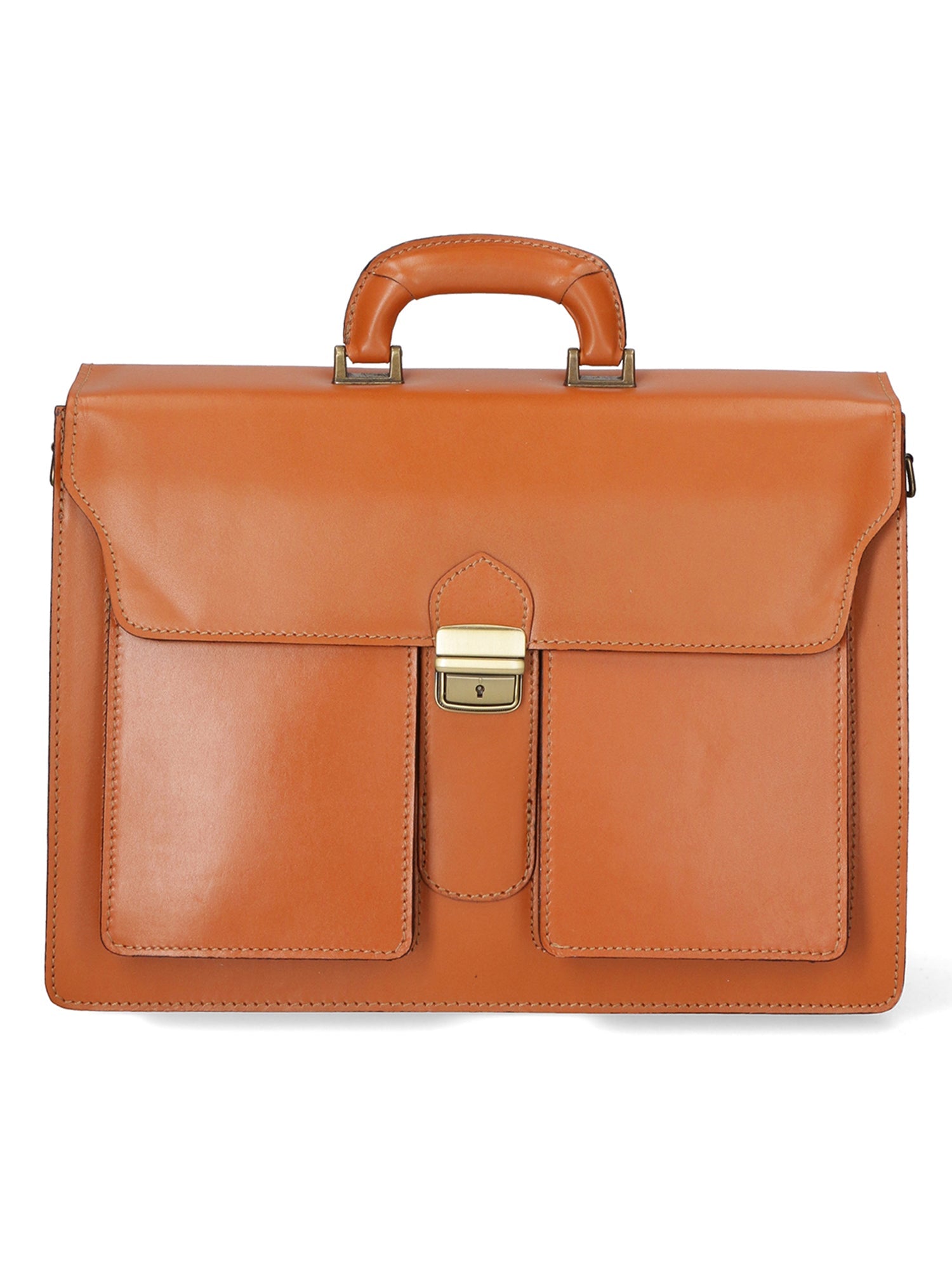 Borsa da lavoro da Uomo in Vera Pelle | Gave Lux | GLX22700123FBG-CUOIO