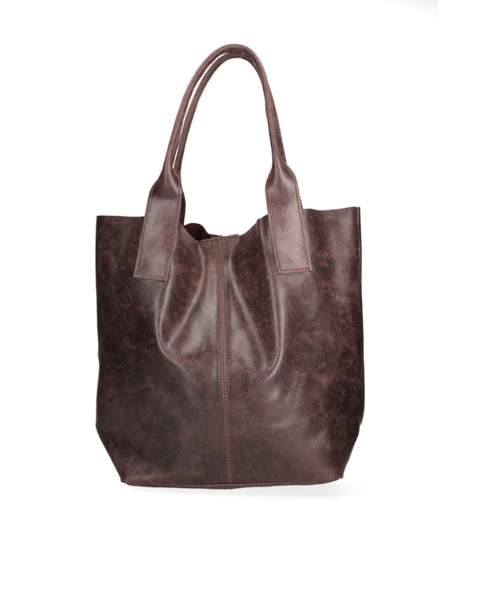 Hobo-Tasche aus echtem Leder für Damen