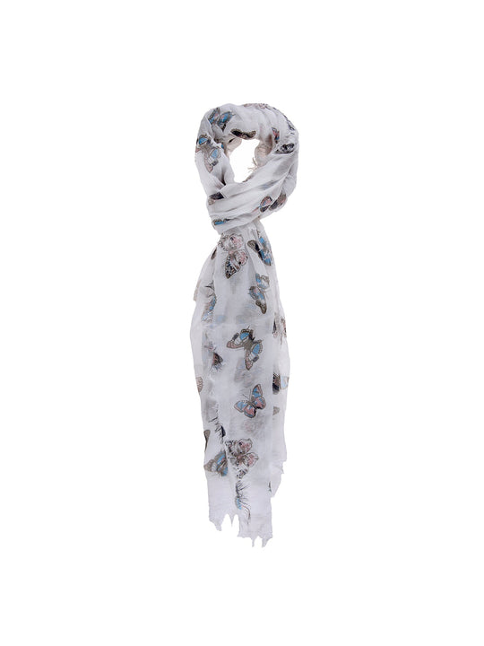 Foulard Unisex in Cotone e seta | Gave Lux | GLX22L103023FBG-BIACO