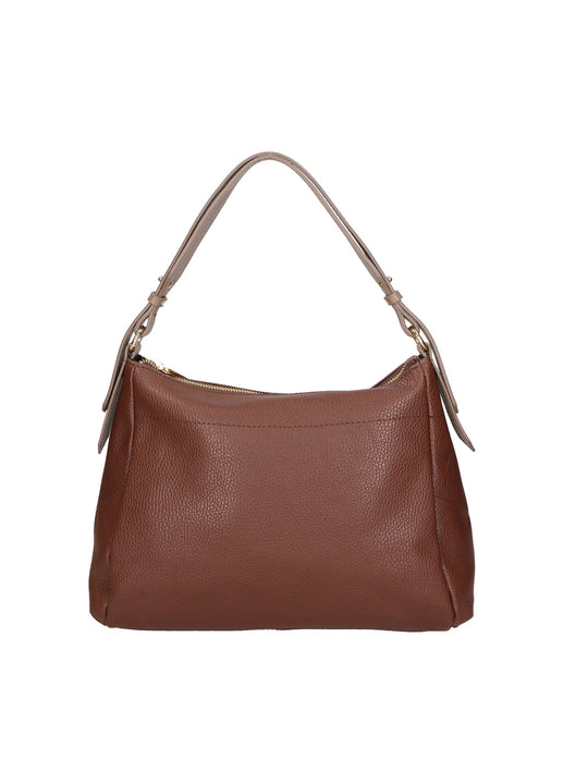 borsa a spalla da Donna in Vera Pelle | gave lux | GLX220667523FBG-D223_CIOC_+_D40_TAUPE
