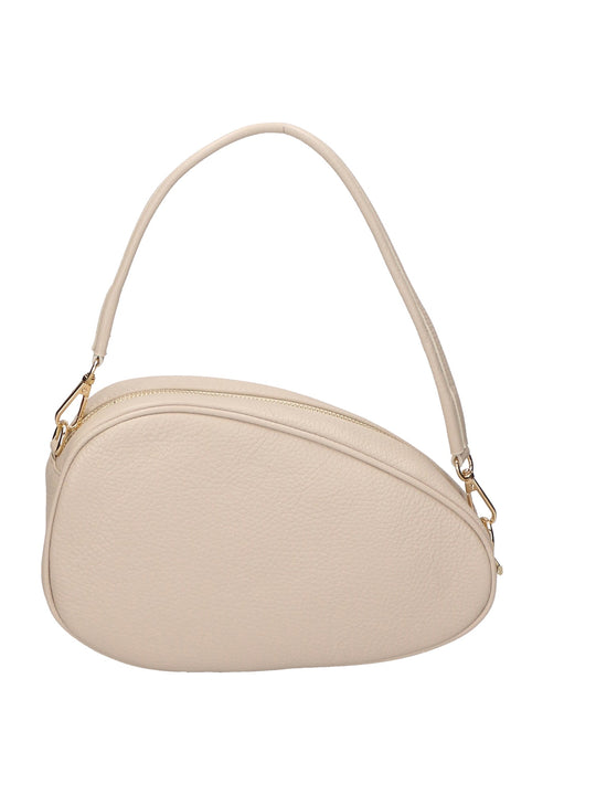 Borsa a spalla da Donna in Vera Pelle | Gave Lux | GLX220595923FBG-D37_LATTE