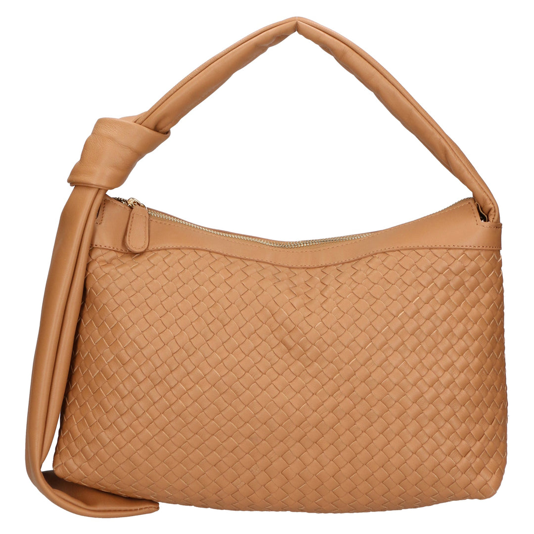 Borsa a spalla da Donna in Vera Pelle | Gave Lux | GLX220605123FBG-MANDORLA