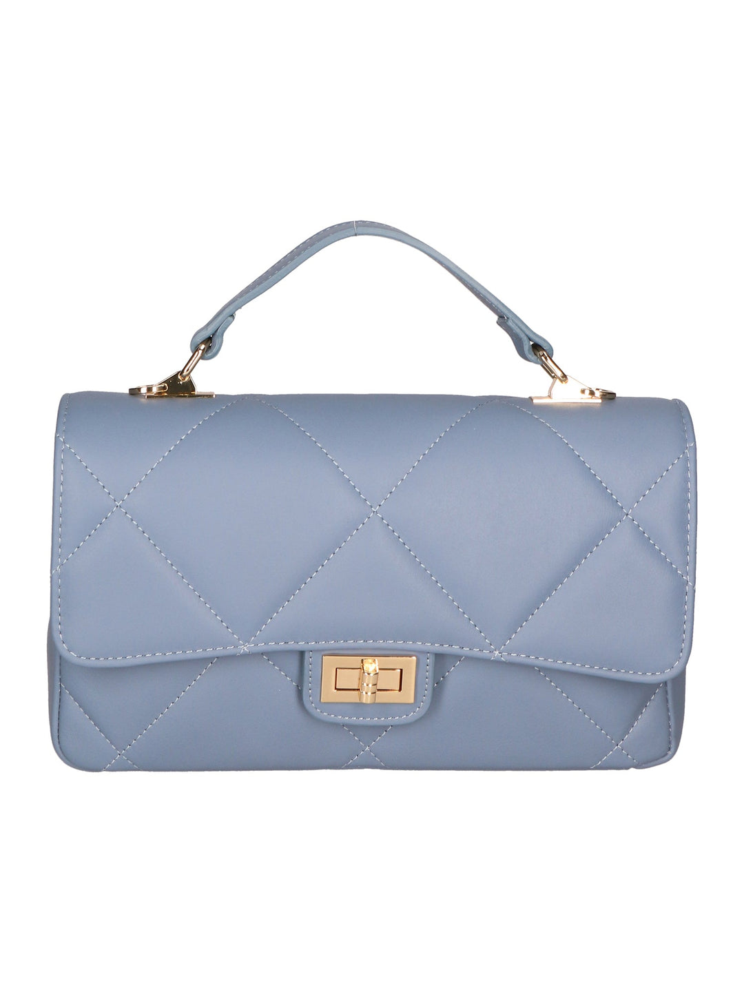 Borsa a spalla da Donna in Vera Pelle | gave lux | GLX220687923FBG-S41_CELESTE_SCURO