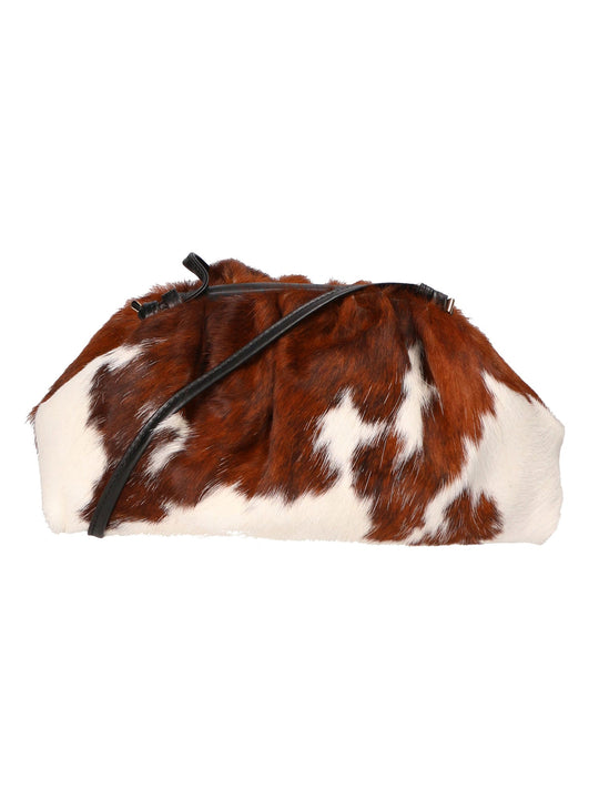 Borsa a spalla da Donna in Vera Pelle | Gave Lux | GLX220547623FBG-NERO_MUCCA_005