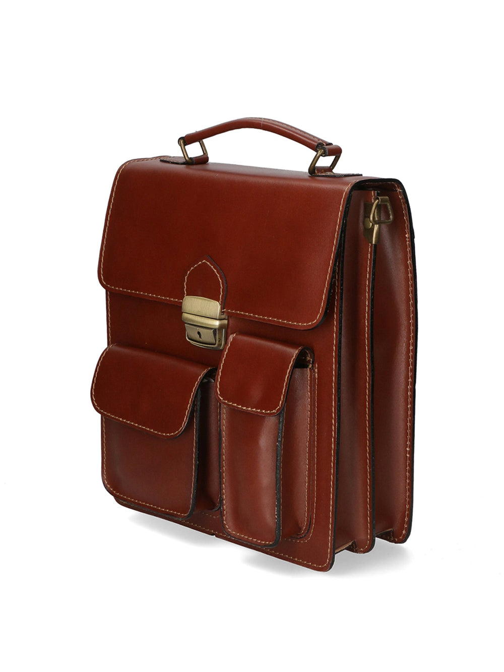Tancredi Borsa da lavoro Unisex in Vera Pelle
