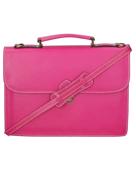 Dafne Borsa da lavoro Unisex in Vera Pelle