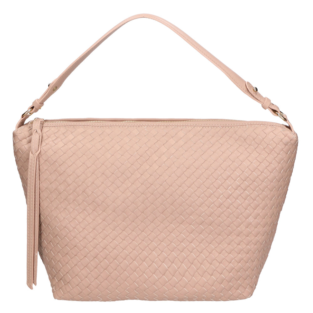 Irene Borsa a spalla da Donna in Vera Pelle