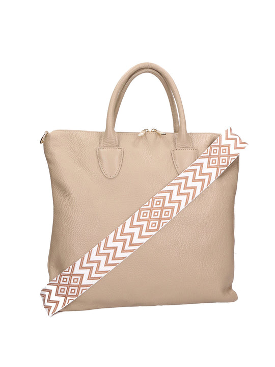 Ginny Borsa a spalla da Donna in Vera Pelle