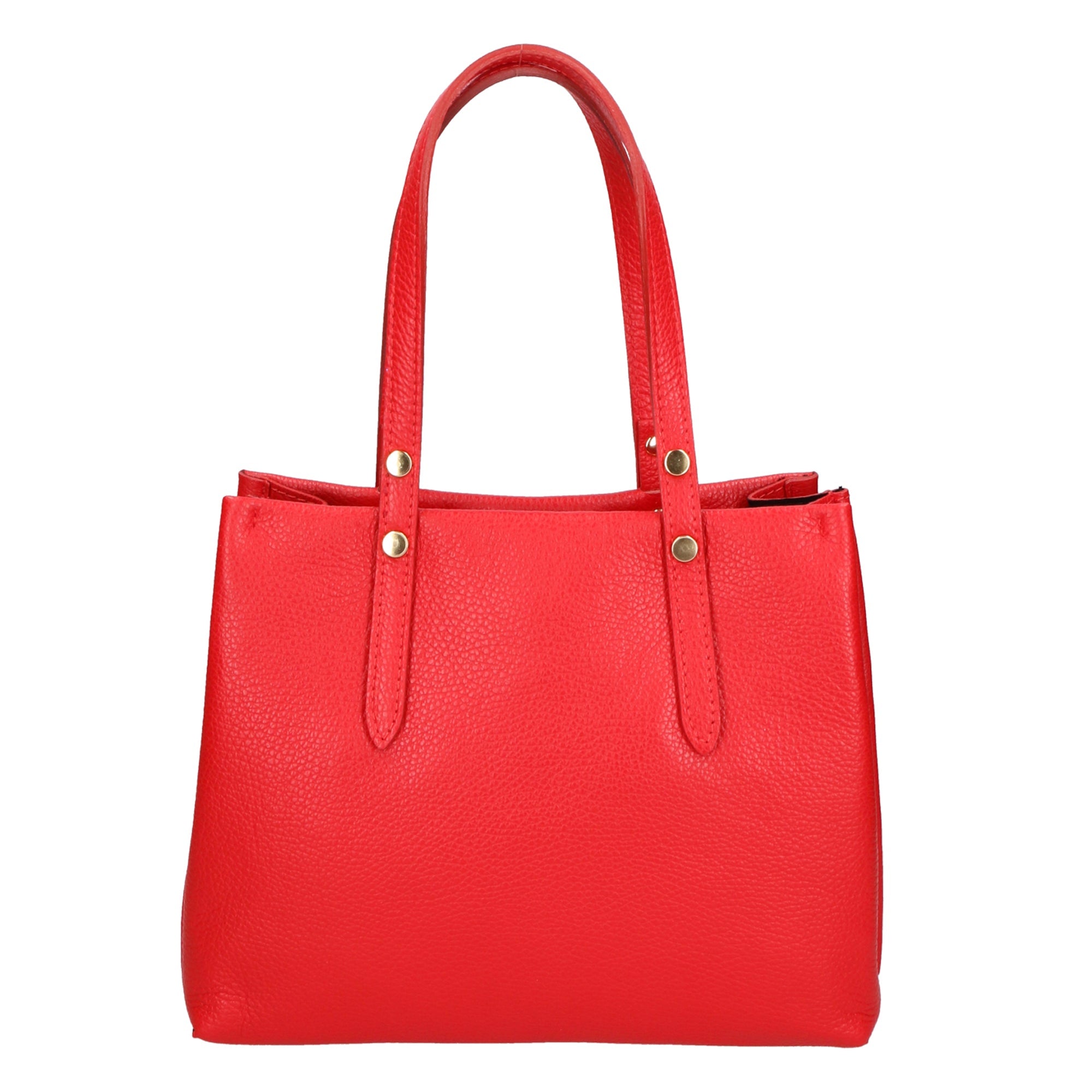 Borsa a spalla da Donna in Vera Pelle | Gave Lux | GLX220624523FBG-D58_ROSSO_FERRARI